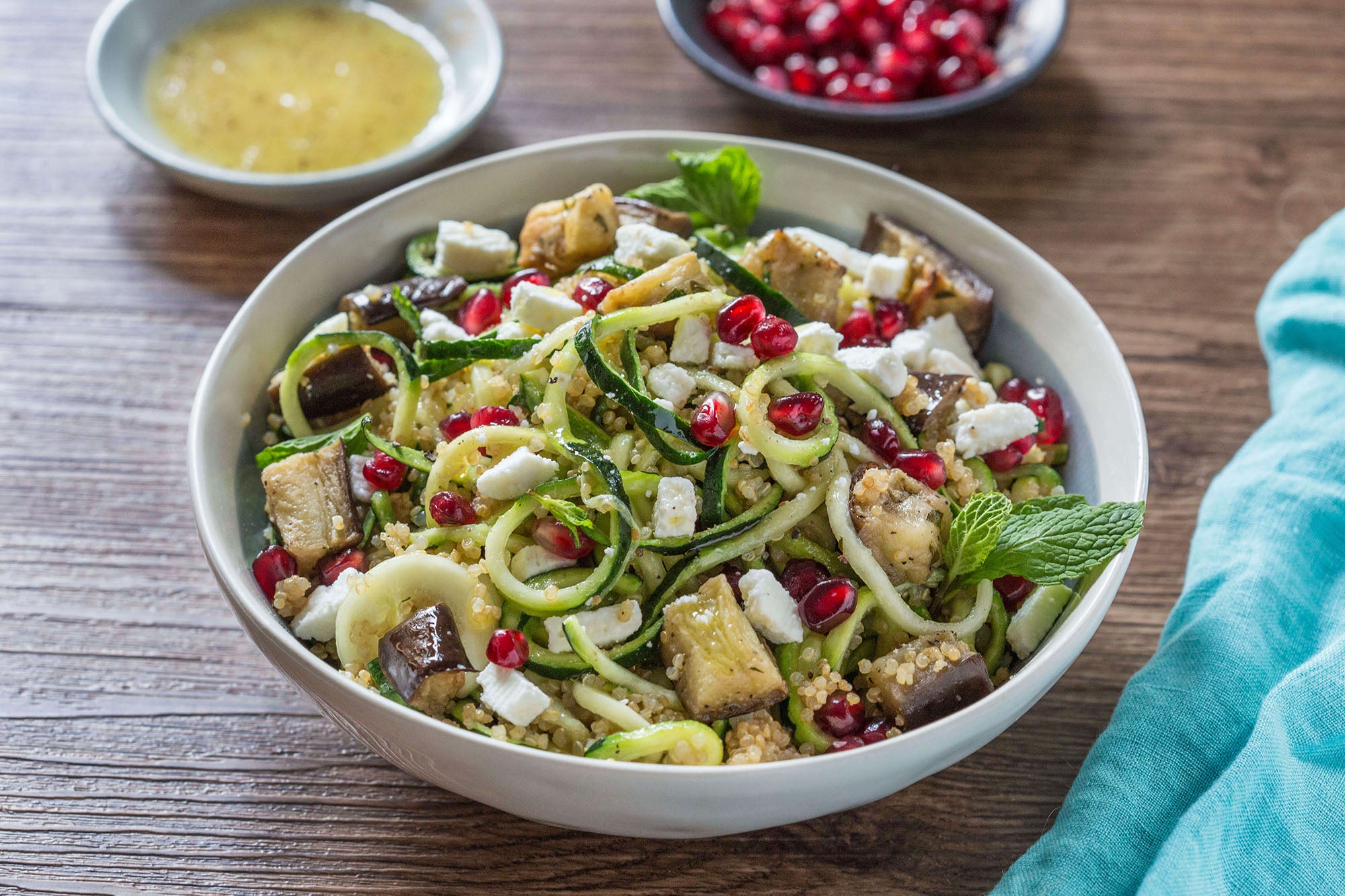 Roasted Eggplant Zucchini Noodles with Blood Orange &amp; Black Currant Dr &ndash; Seven Barrels