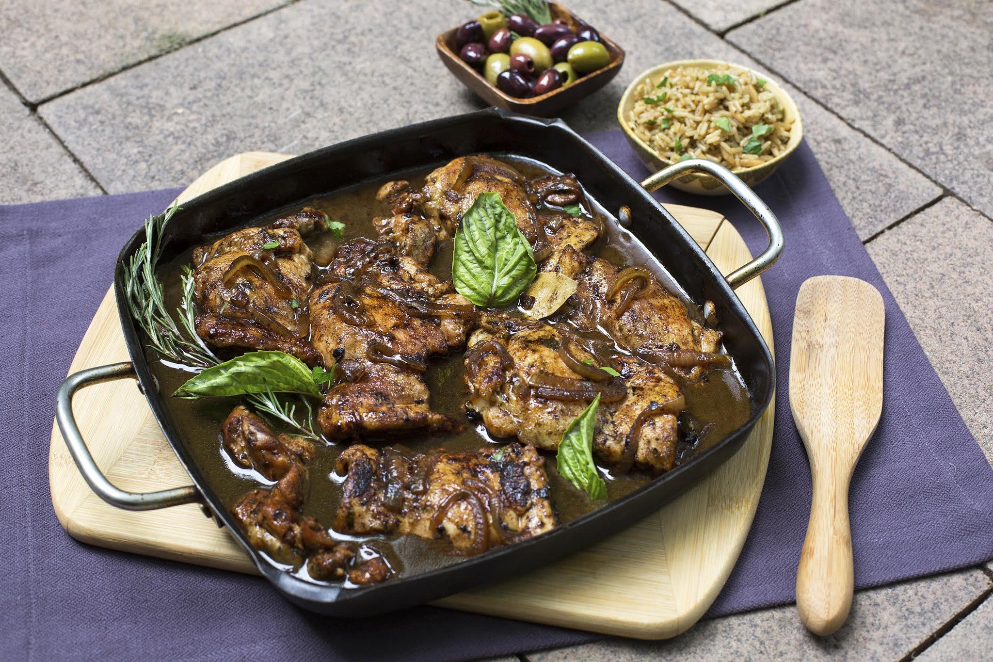 Balsamic Braised Chicken Thighs – Seven Barrels