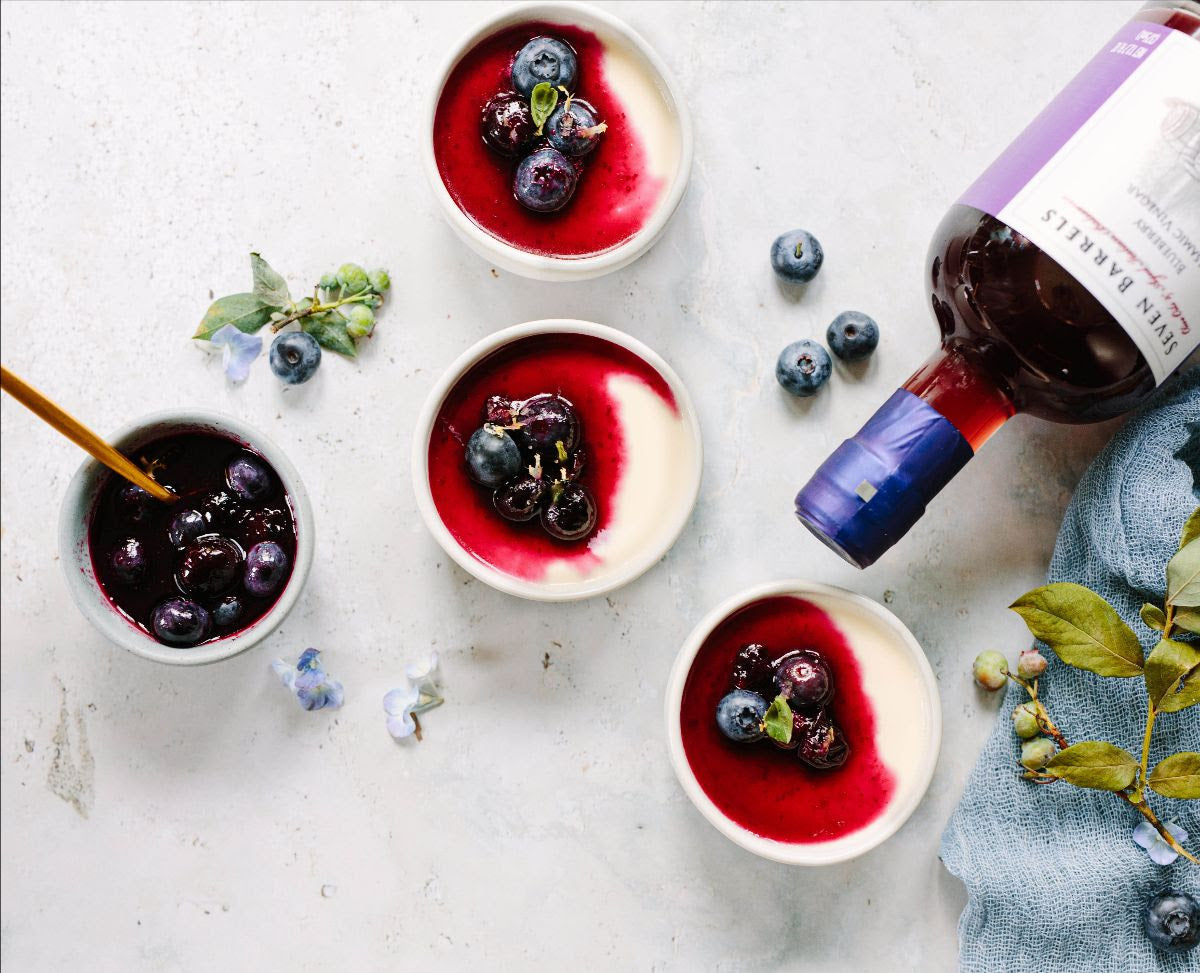 Blueberry Panna Cotta – Seven Barrels