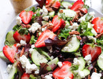 Strawberry and Lavender Balsamic Vinegar Spring Salad