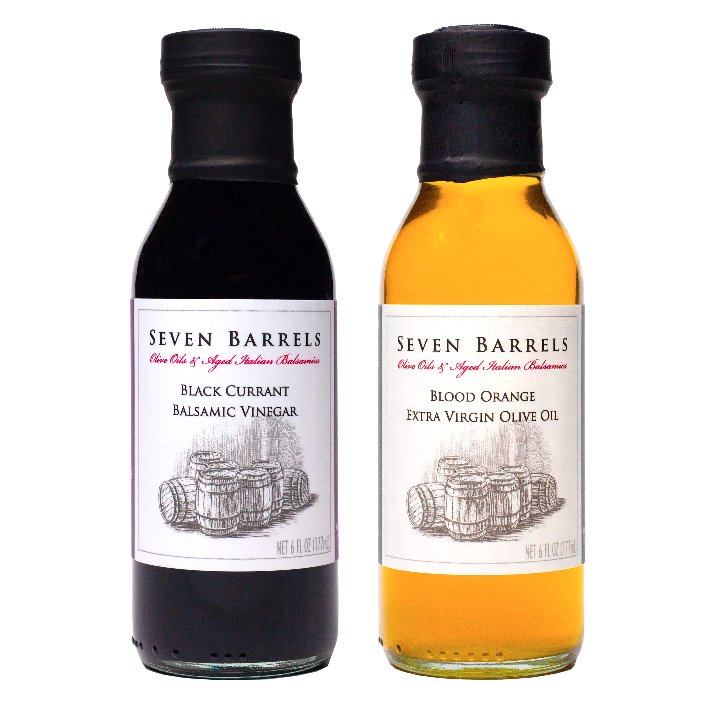Black Currant Balsamic Vinegar and Blood Orange Extra Virgin Olive