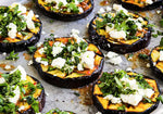 Grilled Eggplant with Feta and Herbs