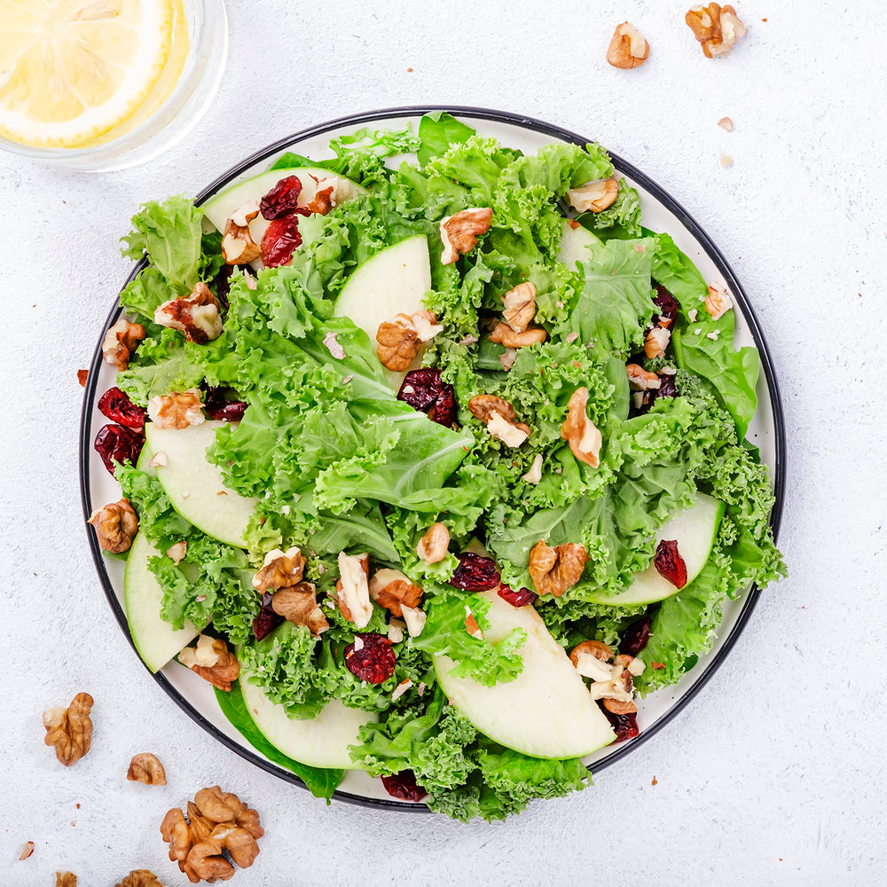 Cabbage Salad with Apples & Walnuts