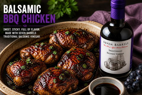 Balsamic BBQ Chicken (Sweet, Sticky & Easy)