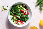 Cucumber Radish Salad With Fresh Herbs