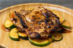 Herbes de Provence Grilled Chicken w/ Sautéed Zucchini and Shallots