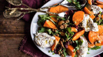 Harvest Cranberry, Persimmon and Burrata Salad