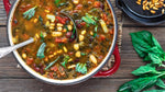 Mediterranean Bean Soup Recipe With Tomato Pesto