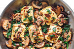 Mushroom Ravioli with Spinach