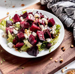 Roasted Beet Salad with Blood Orange and Red Apple Balsamic Dressing