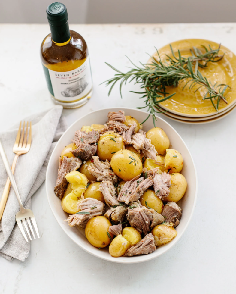 Slow-Cooker Rosemary Pork and Potatoes