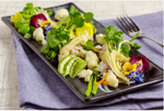 Watercress Salad with Avocado, Artichokes and Cauliflower + French Vinaigrette