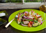 Shrimp & Avocado Salad with Lime Olive Oil