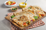 Peach, Basil and Cherry Tomato Quesadillas