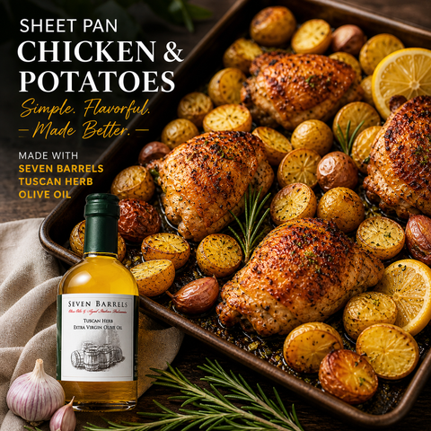 Sheet Pan Chicken & Potatoes (Easy One-Pan Dinner)