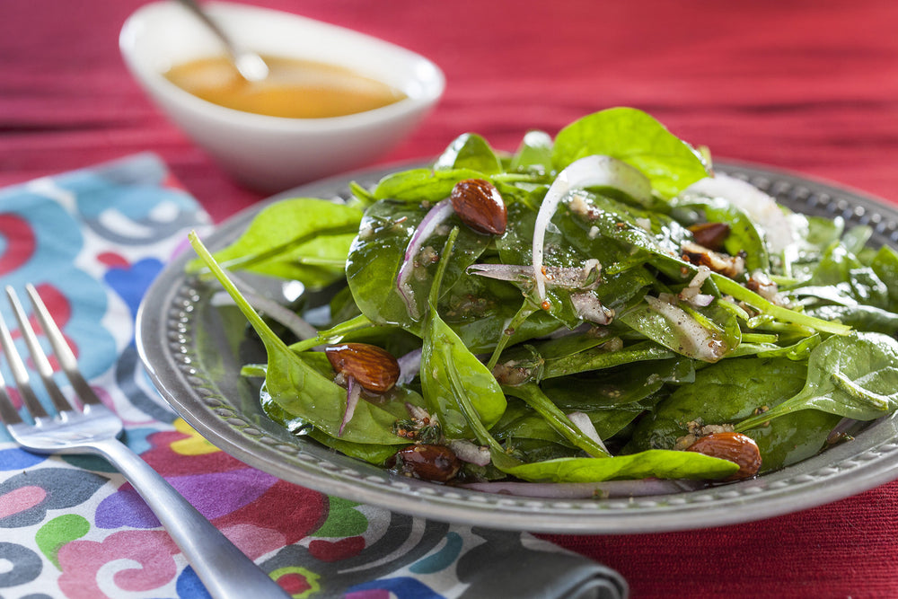Spinach Salad with Blood Orange Vinaigrette