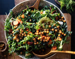 Sun-Dried Tomato Herb Salad with Crispy Chickpeas