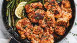 Lemon Garlic Butter Chicken and Green Beans Skillet