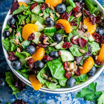 Spring Cranberry Blueberry Balsamic Salad