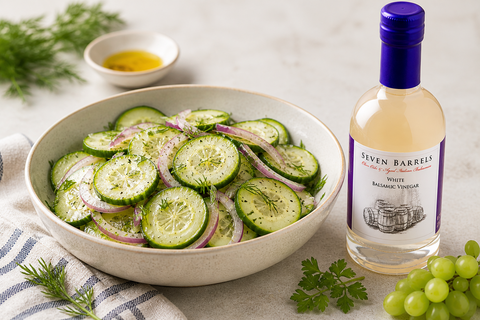 Cucumber Salad with White Balsamic