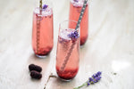 Blackberry Lavender Champagne Cocktail