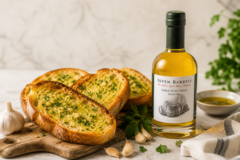 Garlic Bread with Olive Oil (Better Than Butter)
