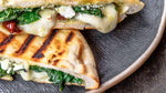 Mozzarella and Feta Pita Grilled Cheese