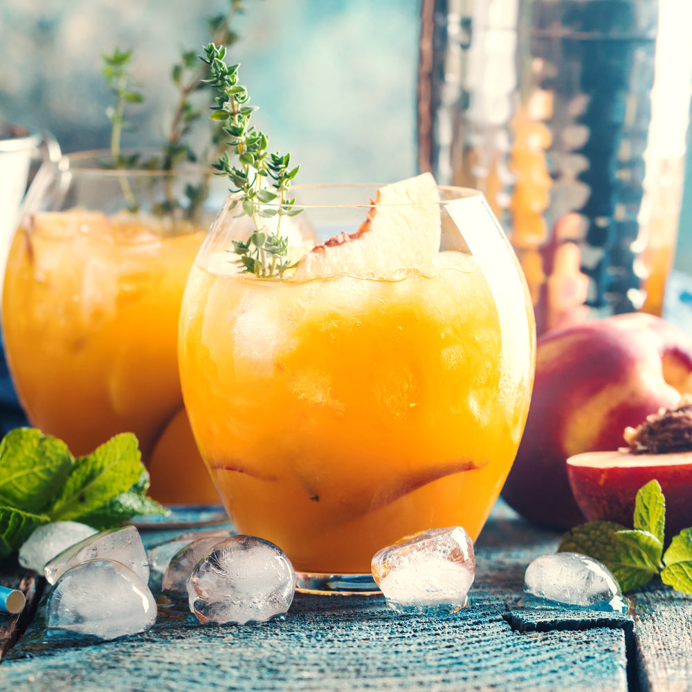 Balsamic Peach Spritz