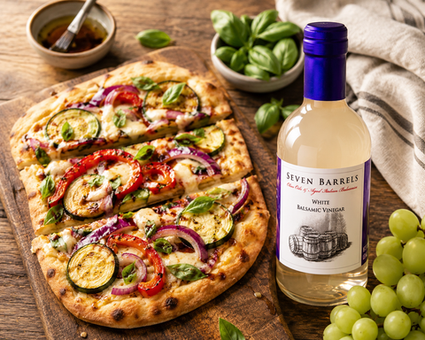 White Balsamic Grilled Vegetable Flatbread