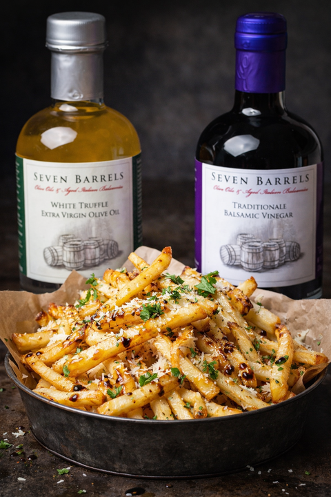 White Truffle Parmesan Fries Recipe | Gourmet Fries at Home